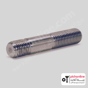 پیچ دو سر رزوه DIN 938 استیل 304 (A2)
