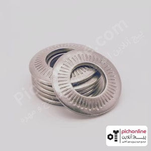 واشر بشقابی عاج دار گالوانیزه