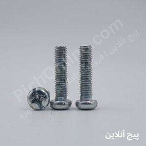 پیچ استوانه دوسو چهارسو معمولی