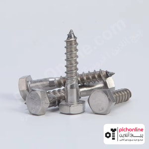 پیچ تلگرافی / پیچ لگ  (DIN 571) ایرانی