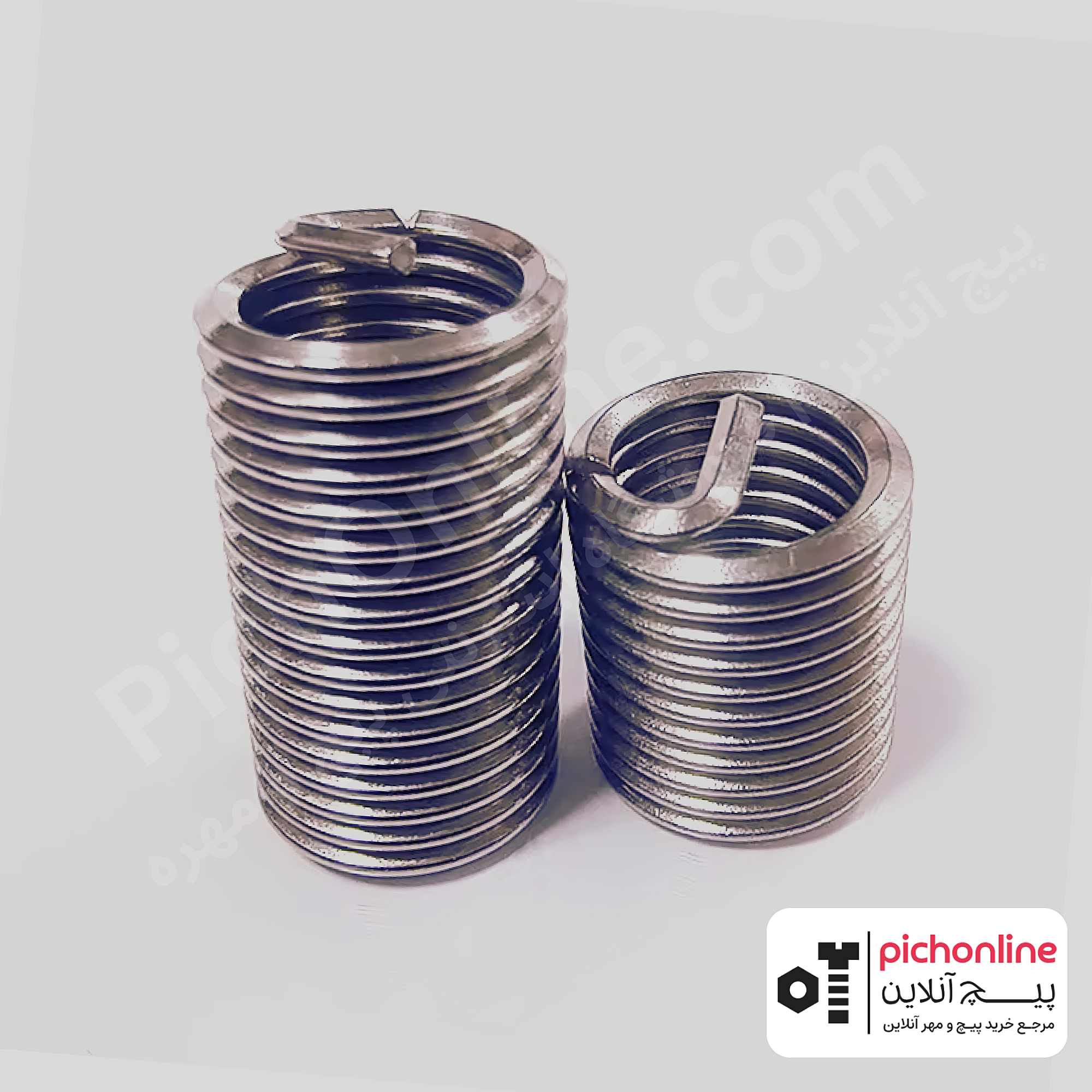 فنر هلی کویل استیل M18×1.5D